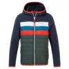 Craghoppers Childrens/Kids Brady Padded Jacket (Blue Navy/Spruce Green)