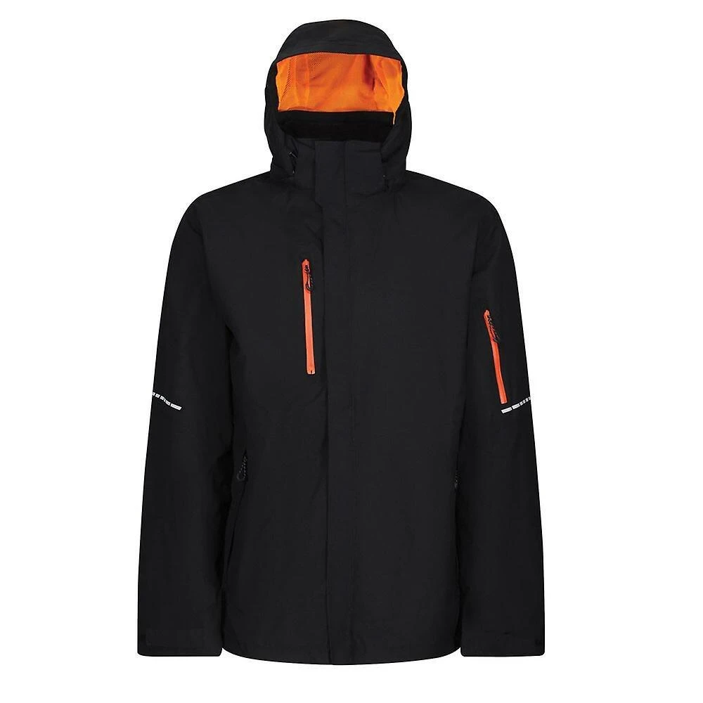 Regatta Mens XPro Exosphere II Softshell Jacket (Black/Magma Orange) 1 Regatta Mens XPro Exosphere II Softshell Jacket (Black/Magma Orange)