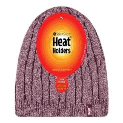 Womens Ribbed Cable Knit Fleece Lined Thermal Knitted Beanie Hat -The Outdoor Clothing Store k0685765e753b7a513dfdf2107605271d