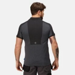 Regatta Mens Offensive Wicking Polo Shirt (Black) -The Outdoor Clothing Store k0e4c5f4b73158d28aab5bc9315c536ab