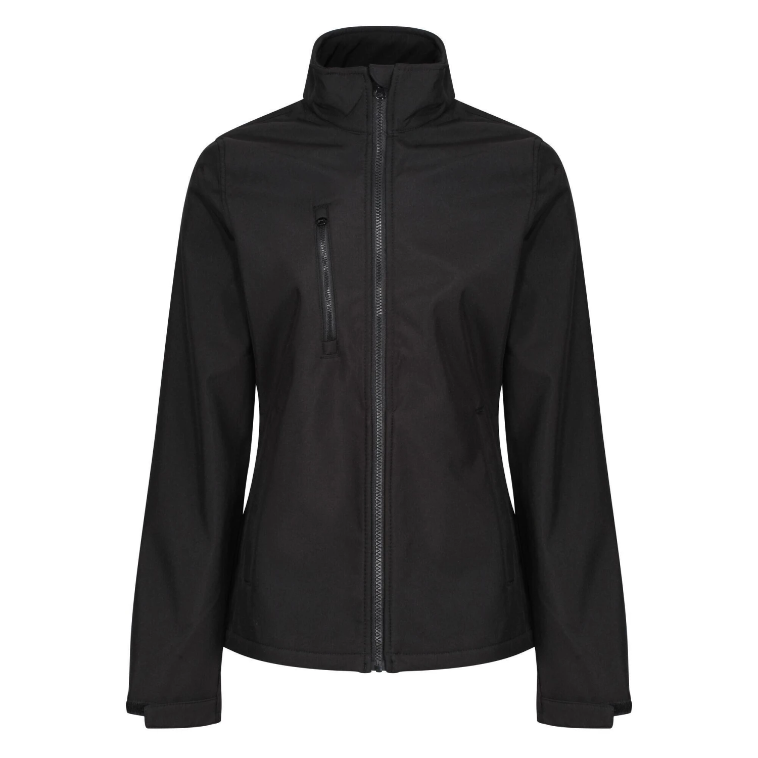 Regatta Womens/Ladies Ablaze 3 Layer Membrane Soft Shell Jacket (Black) 1 Regatta Womens/Ladies Ablaze 3 Layer Membrane Soft Shell Jacket (Black)