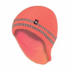 Mens Thermal & Warm Drop Neck Hat With Reflective Stripe