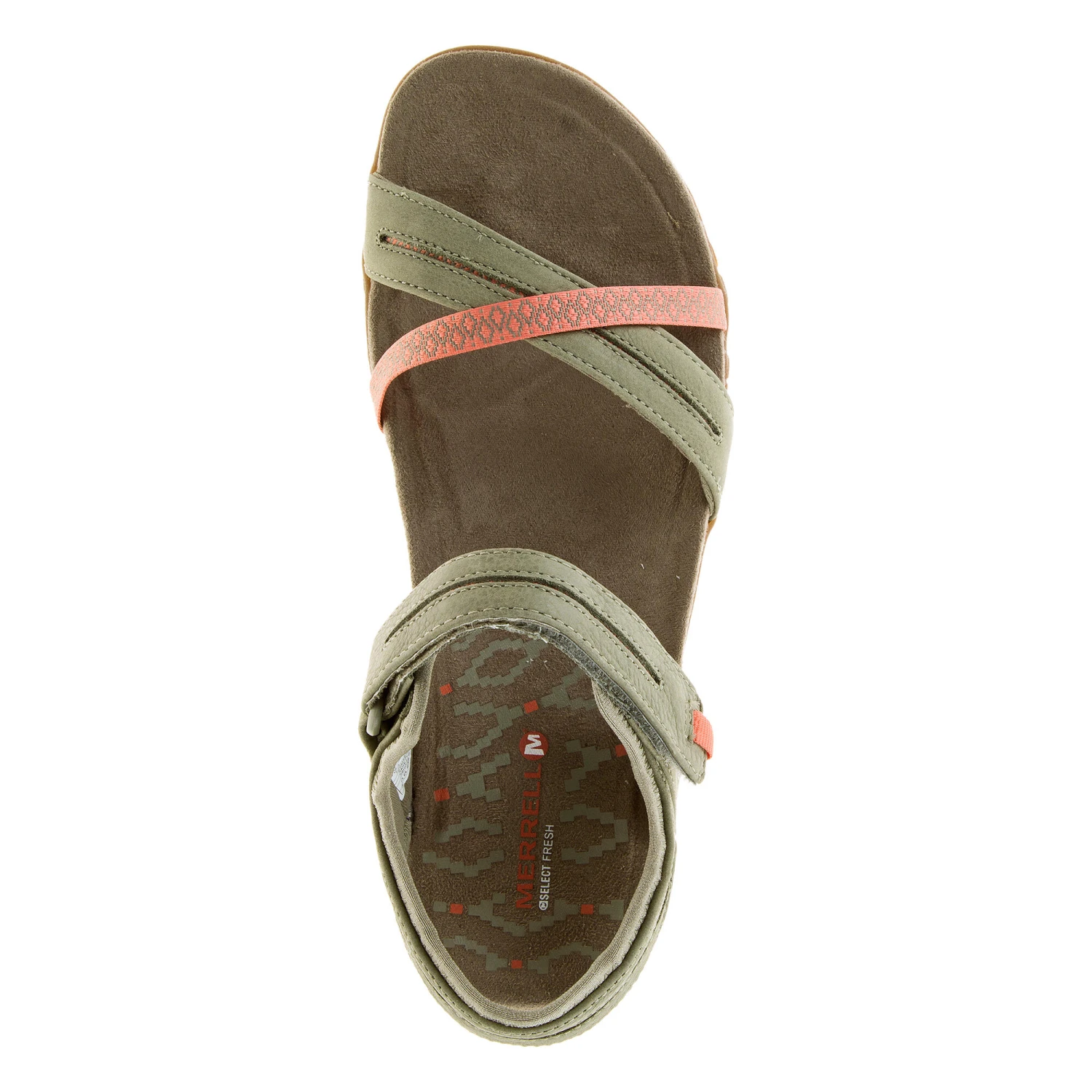 Women's Walking Sandals - Merrell Terran Cross - Khaki 7 Women's Walking Sandals - Merrell Terran Cross - Khaki - Image 7