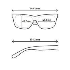 Quechua Adults Category 3 Hiking Sunglasses MH140 -The Outdoor Clothing Store k4c4077dd62f35ae4c1bccf2aa31cd2d8