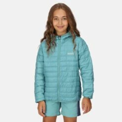 Regatta Junior Hillpack Kids' Walking Hooded Jacket -The Outdoor Clothing Store k5db7247264ae769e9a5df59c96bde00a