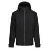 Regatta Mens Erasmus 4 In 1 Soft Shell Jacket (Black)