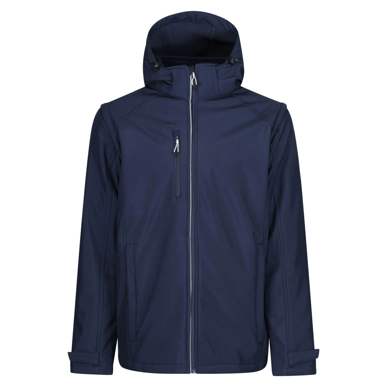 Regatta Mens Erasmus 4 In 1 Soft Shell Jacket (Black) 6 Regatta Mens Erasmus 4 In 1 Soft Shell Jacket (Black) - Image 6