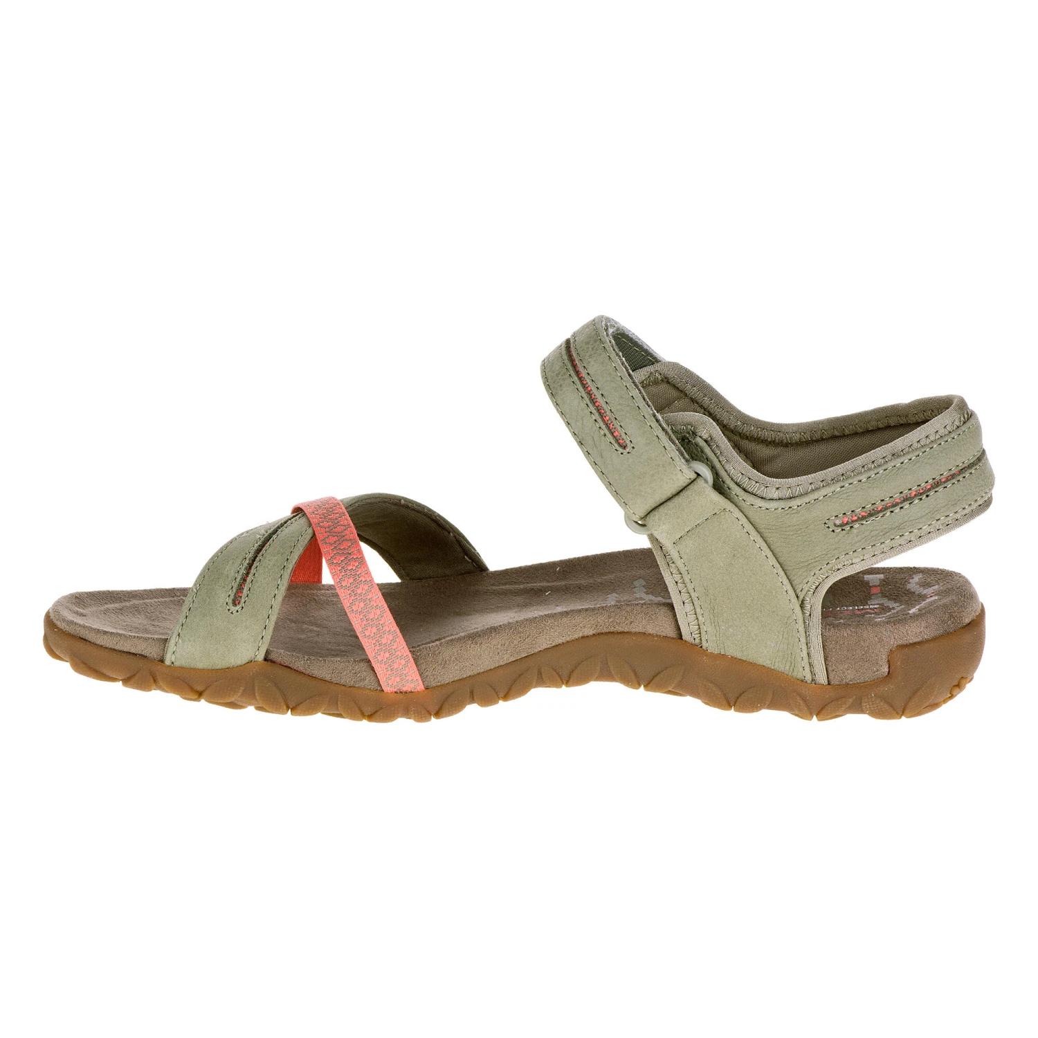 Women's Walking Sandals - Merrell Terran Cross - Khaki 4 Women's Walking Sandals - Merrell Terran Cross - Khaki - Image 4
