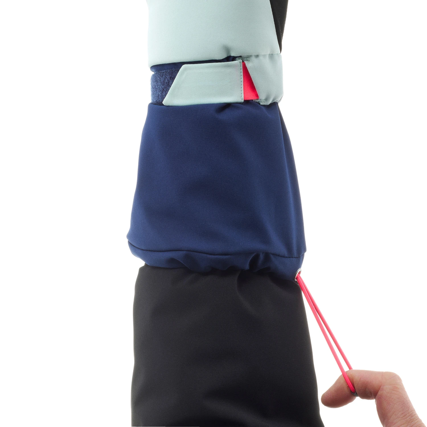 WEDZE KIDS’ WARM AND WATERPROOF SKI GLOVES 550 BLACK GREY 11 WEDZE KIDS’ WARM AND WATERPROOF SKI GLOVES 550 BLACK GREY - Image 11