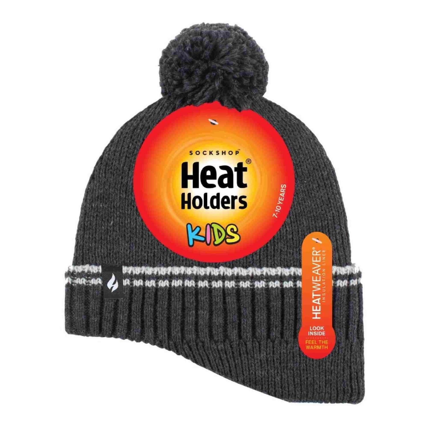 Boys Patrol Ribbed Bobble Pom Pom Hat For Winter 6 Boys Patrol Ribbed Bobble Pom Pom Hat For Winter - Image 6