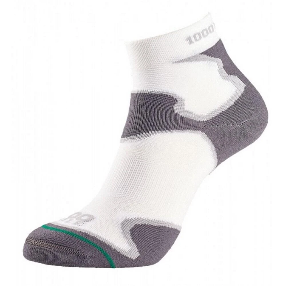 Womens/Ladies Fusion Ankle Socks (Black/Green) 2 Womens/Ladies Fusion Ankle Socks (Black/Green) - Image 2