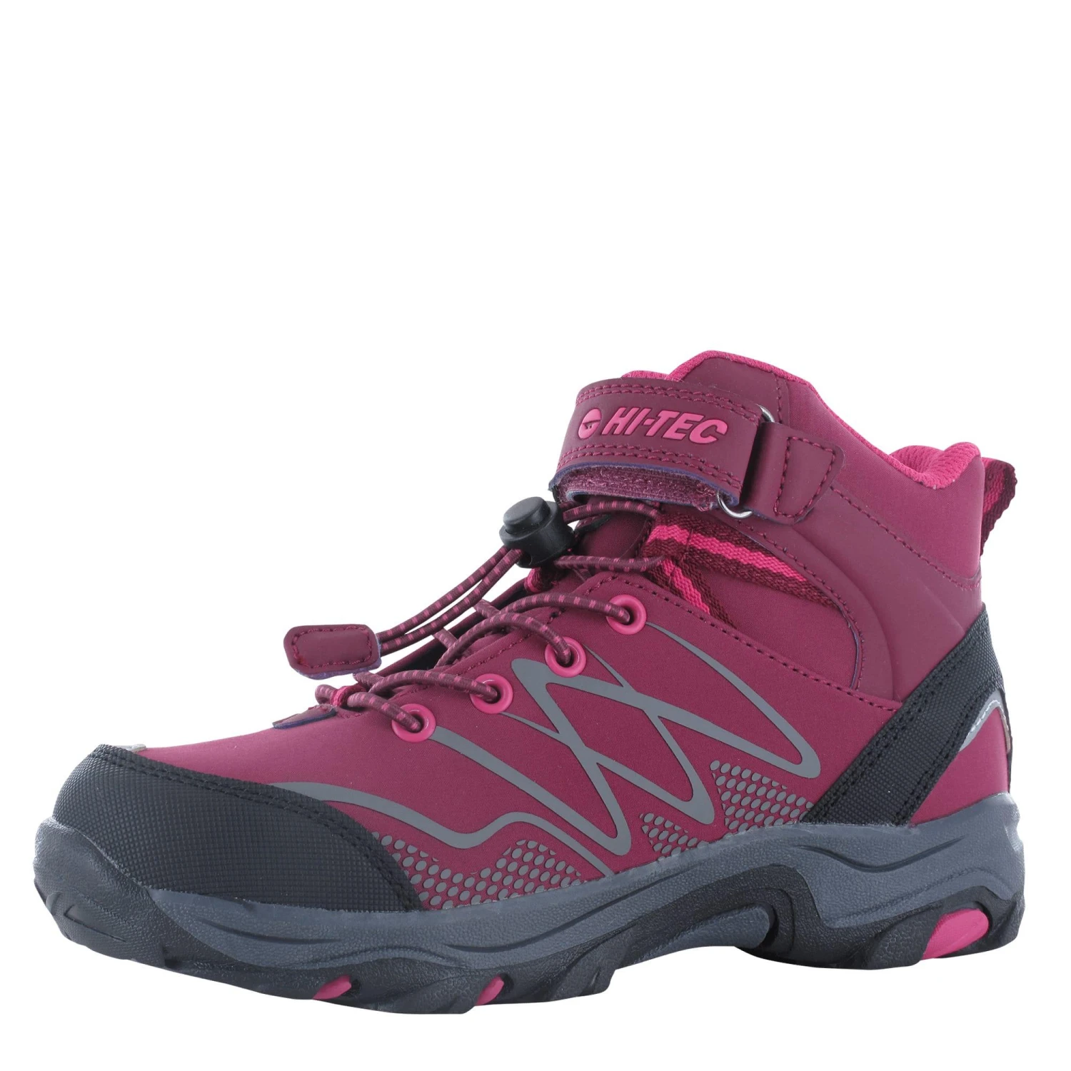 Hi-Tec Blackout Mid Junior Hiking Boot Pink 2 Hi-Tec Blackout Mid Junior Hiking Boot Pink - Image 2