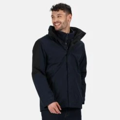 Regatta Defender III 3in1 Waterproof Windproof Jacket / Performance Jacket (Navy/Black) -The Outdoor Clothing Store k8e7b0c3c52071ad88e42e279cc3c2b64