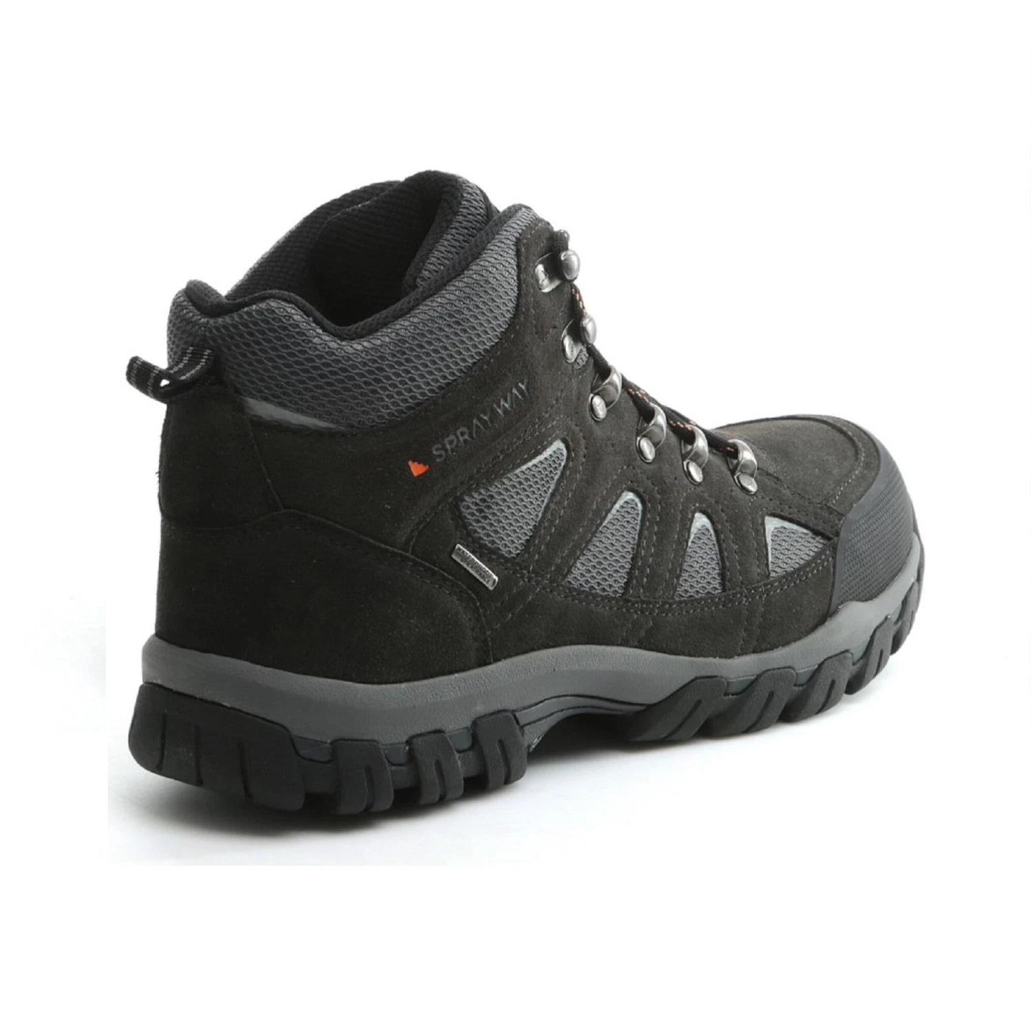 Men's Waterproof Walking Boots - Sprayway Mull Mid - Black 3 Men's Waterproof Walking Boots - Sprayway Mull Mid - Black - Image 3