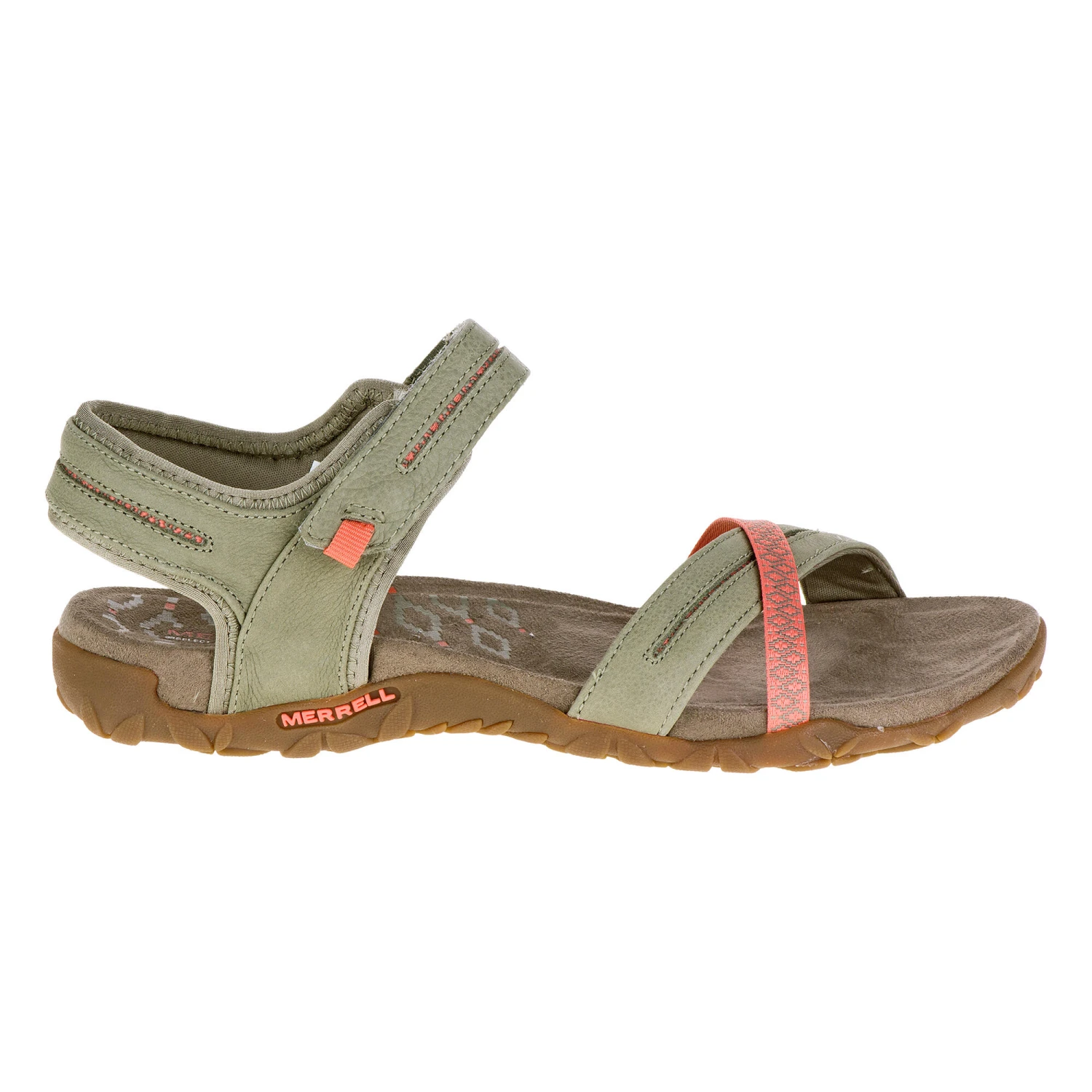 Women's Walking Sandals - Merrell Terran Cross - Khaki 5 Women's Walking Sandals - Merrell Terran Cross - Khaki - Image 5
