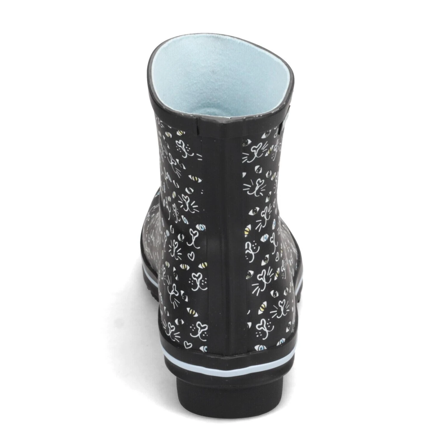 Skechers Womens/Ladies Bobs Rain Check Misty Eye Wellington Boots (Black) 2 Skechers Womens/Ladies Bobs Rain Check Misty Eye Wellington Boots (Black) - Image 2