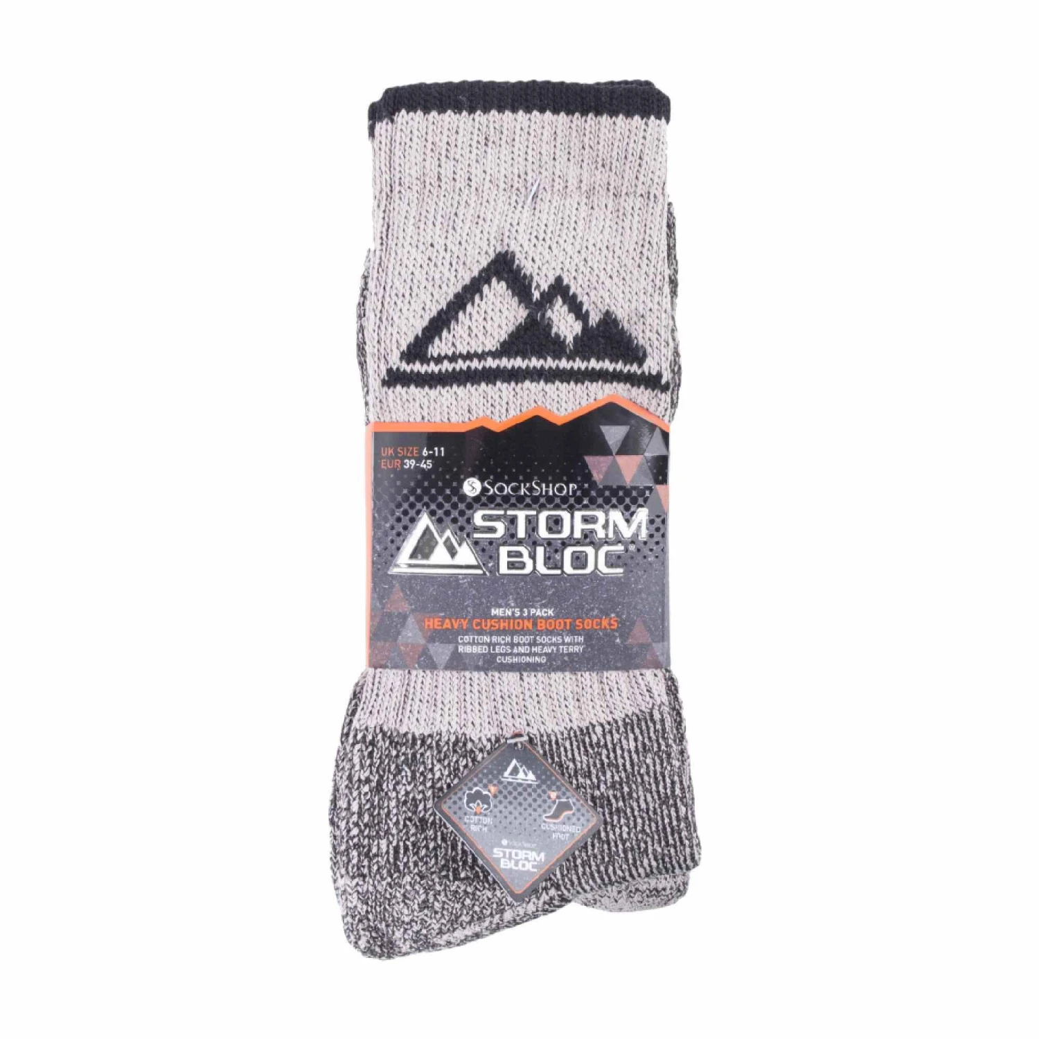 3 Pairs Mens Heavy Cushioned Breathable Outdoor Cotton Hiking Socks 8 3 Pairs Mens Heavy Cushioned Breathable Outdoor Cotton Hiking Socks - Image 8