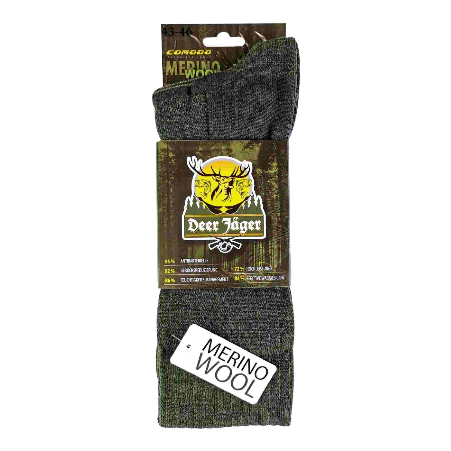 Thick Hunting Hiking Long Merino Wool Socks | Mens & Ladies 2 Thick Hunting Hiking Long Merino Wool Socks | Mens & Ladies - Image 2
