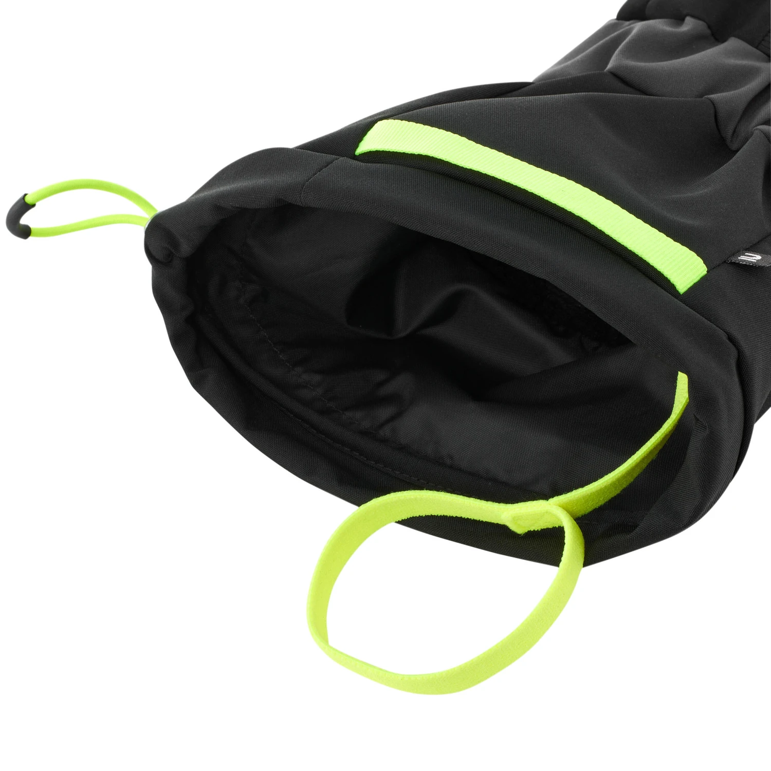 WEDZE KIDS’ WARM AND WATERPROOF SKI GLOVES 550 BLACK GREY 4 WEDZE KIDS’ WARM AND WATERPROOF SKI GLOVES 550 BLACK GREY - Image 4