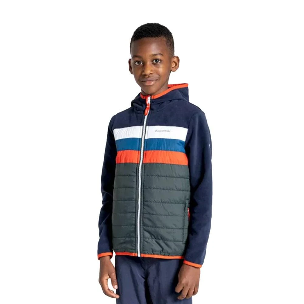 Craghoppers Childrens/Kids Brady Padded Jacket (Blue Navy/Spruce Green) 2 Craghoppers Childrens/Kids Brady Padded Jacket (Blue Navy/Spruce Green) - Image 2