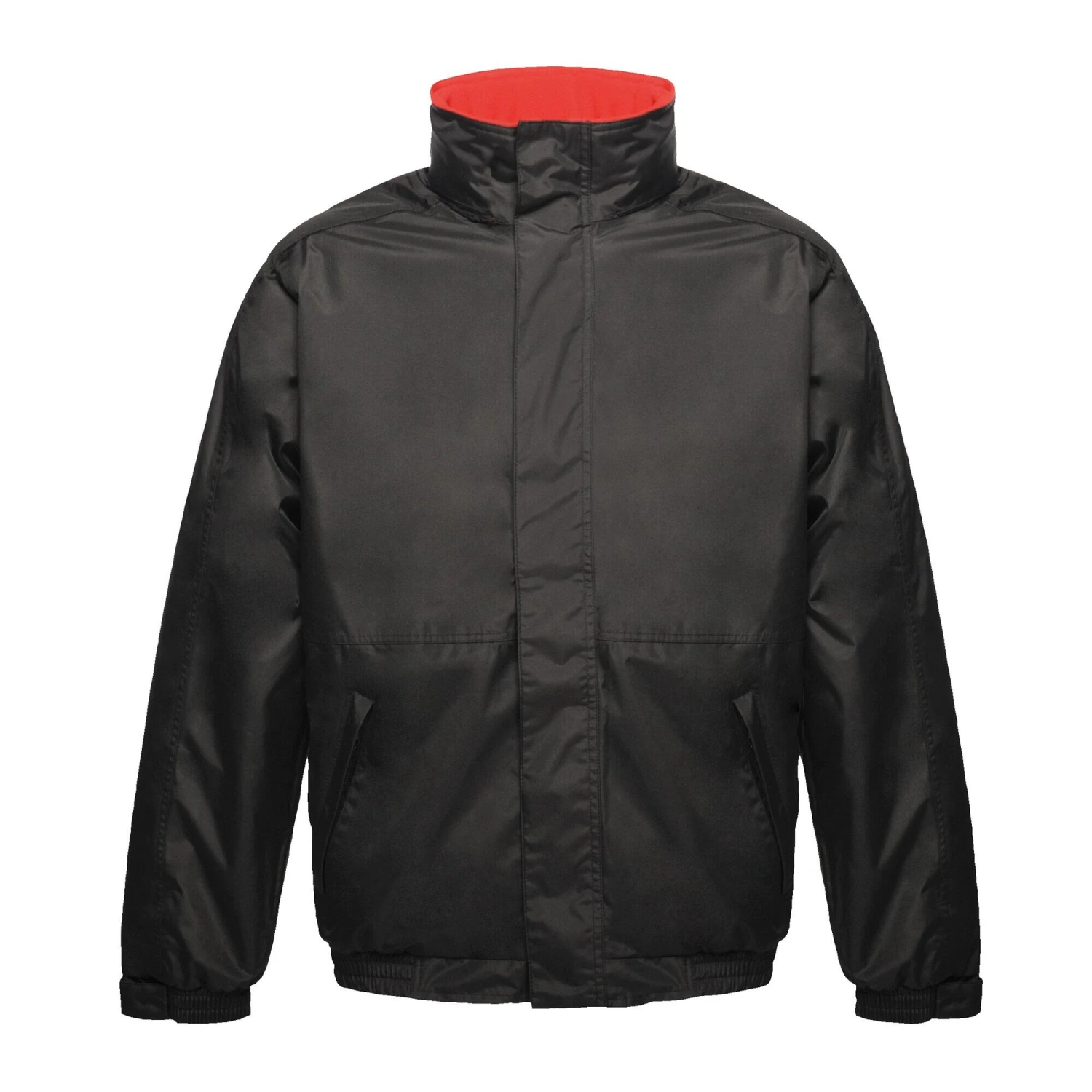 Regatta Mens Dover Waterproof Windproof Jacket (Black/Red) 1 Regatta Mens Dover Waterproof Windproof Jacket (Black/Red)