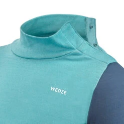 WEDZE Baby Ski Base Layer Top, Undershirt Merino Wool MERIWARM Turquoise 15 WEDZE Baby Ski Base Layer Top, Undershirt Merino Wool MERIWARM Turquoise -The Outdoor Clothing Store kc2e62fedec43a2f26696d5e5eea4049e