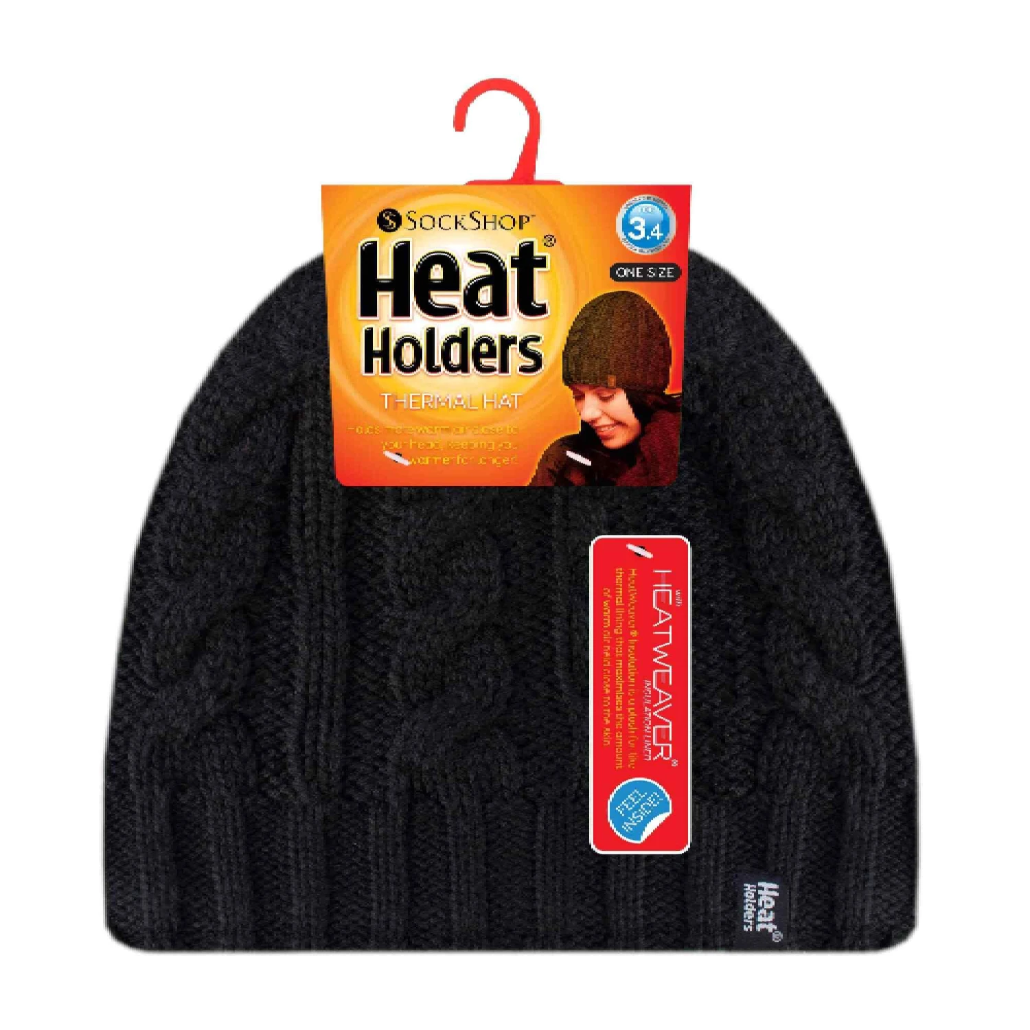 Ladies Cable Knit Fleece Lined 3.4 TOG Thermal Winter Hat 2 Ladies Cable Knit Fleece Lined 3.4 TOG Thermal Winter Hat - Image 2