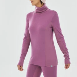 WEDZE Women's Ski Base Layer - BL 900 Wool High Neck -The Outdoor Clothing Store kc970c6ccdf2b877d14fc085d25ce3b70