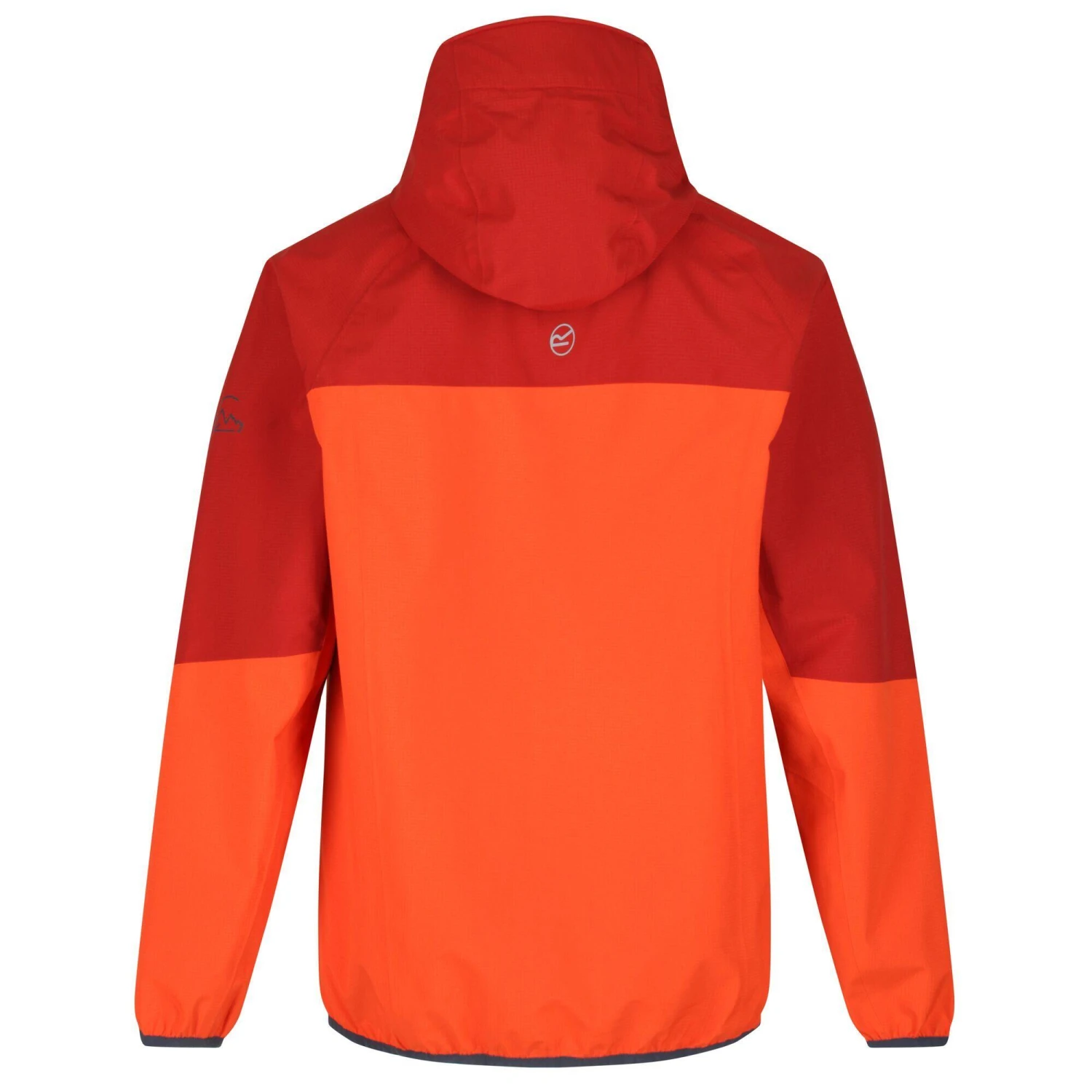 Regatta Great Outdoors Mens Imber II Lightweight Waterproof Jacket (Magma Orange/Burnt 2 Regatta Great Outdoors Mens Imber II Lightweight Waterproof Jacket (Magma Orange/Burnt - Image 2