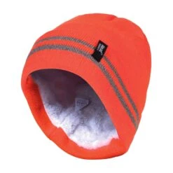 Mens Hi Vis Reflective Fleece Lined Thermal Winter Hat -The Outdoor Clothing Store ke2adabf017e4a0f6123d9ff954b96a1d