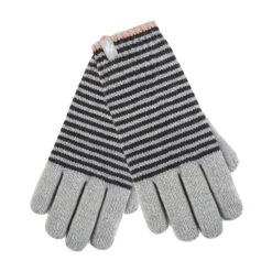 Ladies Striped Fleece Lined Knitted Warm Winter Thermal Gloves -The Outdoor Clothing Store ke2da13744f30a759b5d27e878d78313f