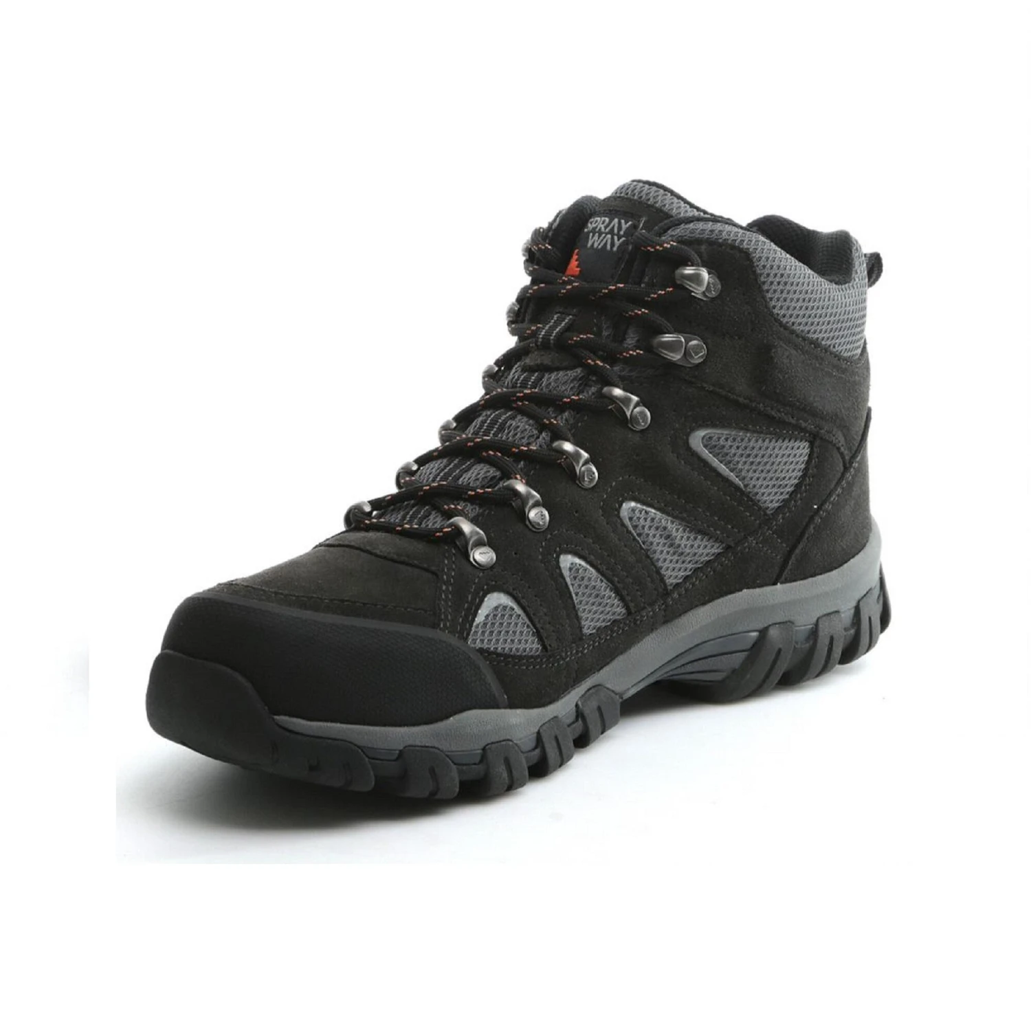 Men's Waterproof Walking Boots - Sprayway Mull Mid - Black 4 Men's Waterproof Walking Boots - Sprayway Mull Mid - Black - Image 4
