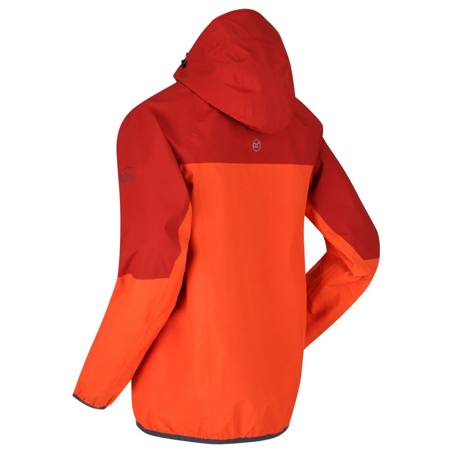 Regatta Great Outdoors Mens Imber II Lightweight Waterproof Jacket (Magma Orange/Burnt 4 Regatta Great Outdoors Mens Imber II Lightweight Waterproof Jacket (Magma Orange/Burnt - Image 4