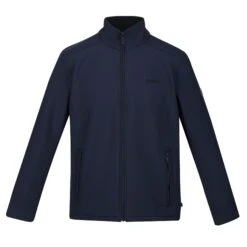 Regatta Mens Caelum Soft Shell Jacket (Navy/Black Marl)