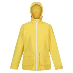 The Outdoor Clothing Store 42 Regatta Womens/Ladies Baysea Waterproof Jacket (Maize Yellow)