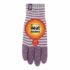 Ladies Striped Fleece Lined Knitted Warm Winter Thermal Gloves -The Outdoor Clothing Store kfdbc9c45b04d9ef408719029a546300a