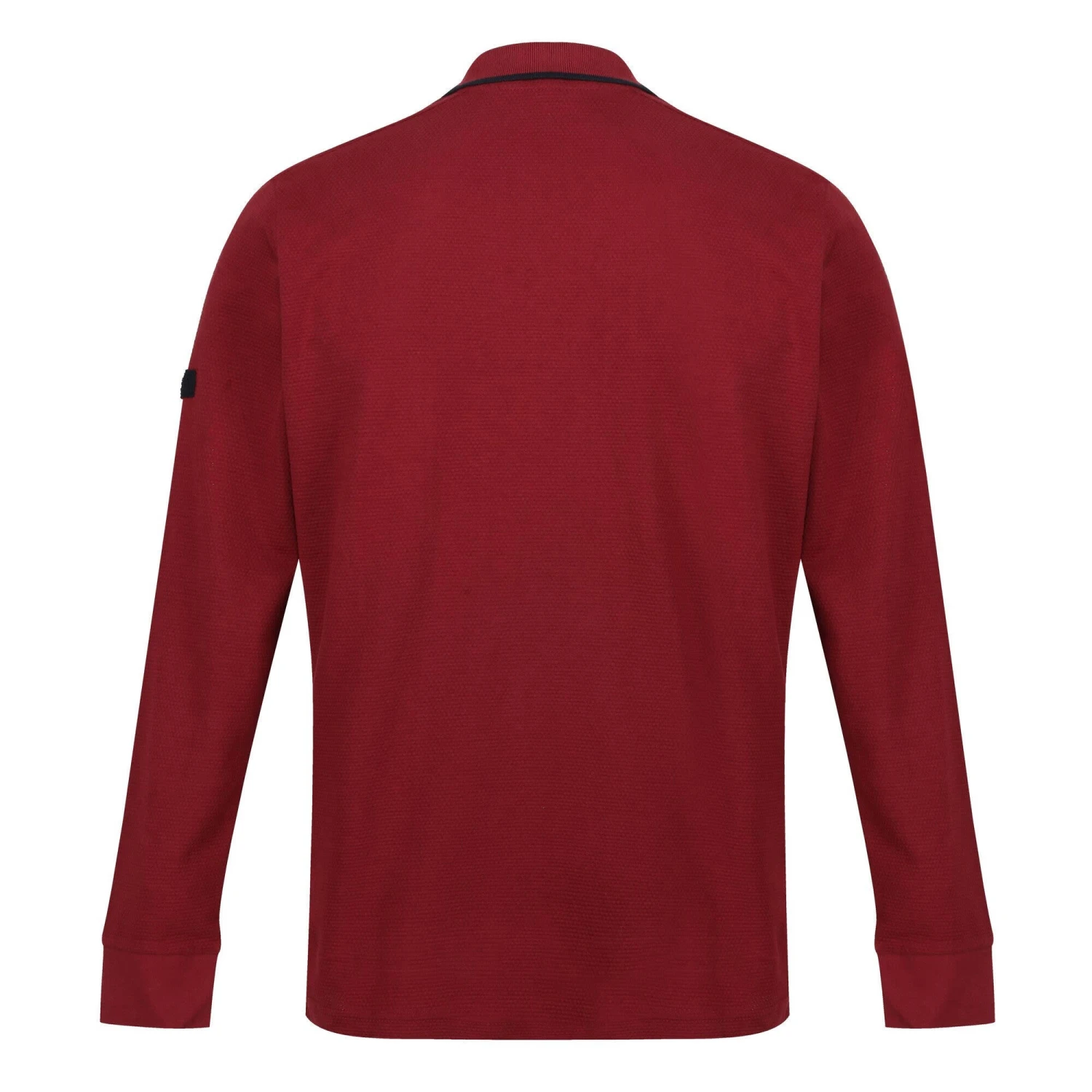 Regatta Mens Leaonzo LongSleeved Polo Shirt (Syrah Red) 2 Regatta Mens Leaonzo LongSleeved Polo Shirt (Syrah Red) - Image 2