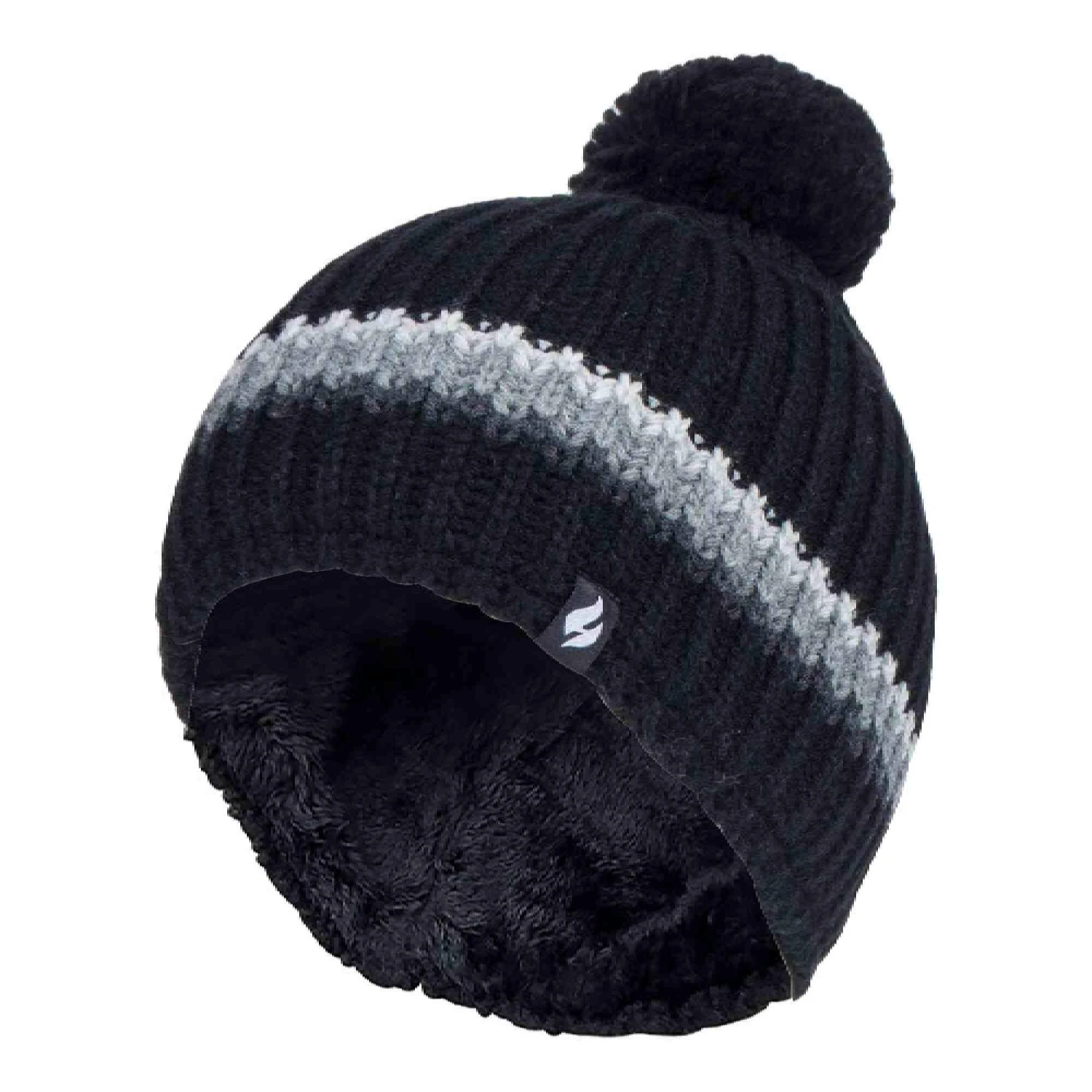 Mens Ribbed Chunky Wnter Pom Pom Bobble Beanie Hat 1 Mens Ribbed Chunky Wnter Pom Pom Bobble Beanie Hat